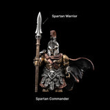 Spartan Commander in White Bronze, Brass and Copper - detail view 01