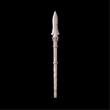 Spartan Dory spear against a black background