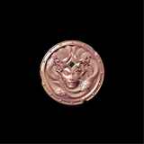 Aegis of Medusa shield against a black background