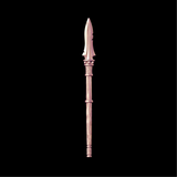 Spartan Dory spear against a black background