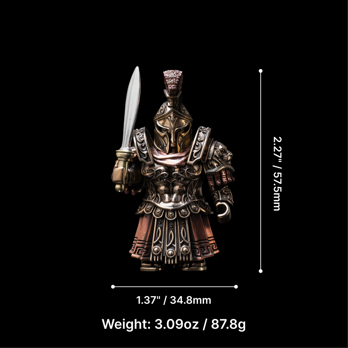 Spartan Warrior dimensions diagram