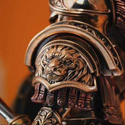Close-up of Spartan Warrior shoulder armor