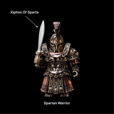 Spartan Warrior in Brass and Copper - detail view 01