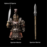 Spartan Warrior in Brass and Copper - detail view 02