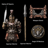 Spartan Warrior in Brass and Copper - detail view 03