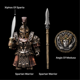 Spartan Warrior in Brass and Copper - detail view 06