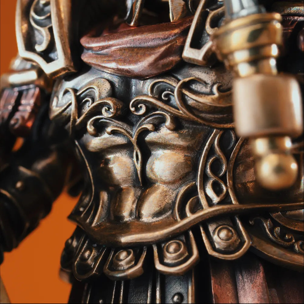Spartan Warrior in Brass and Copper - detail view 08