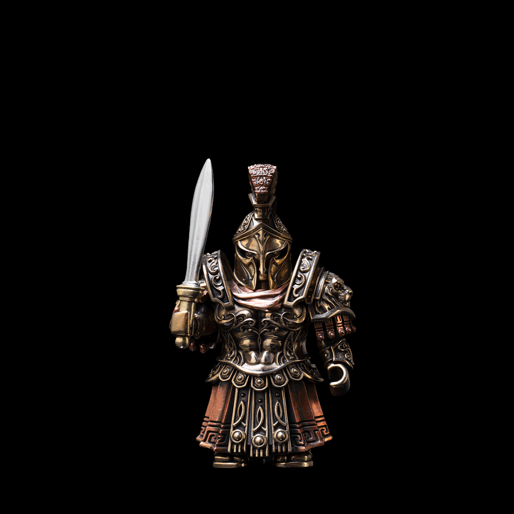 Spartan Warrior in Brass and Copper - main view