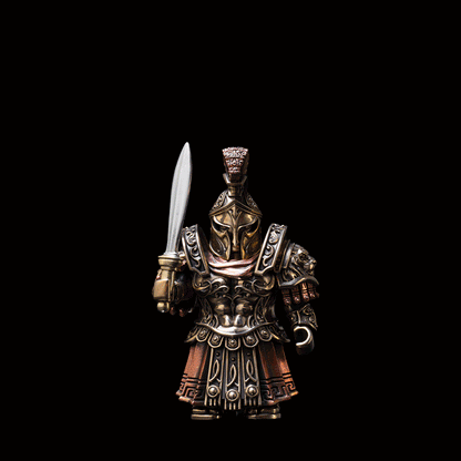 Spartan Warrior in Brass and Copper - main view