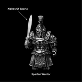 Spartan Warrior in Oxidized Silver - detail view 01