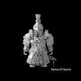 Spartan Warrior in Silver - detail view 01