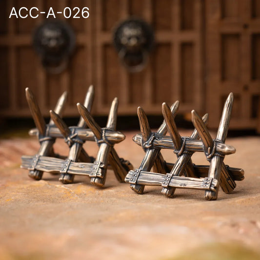 Spiked Barricade in 14K Gold - detail view 01