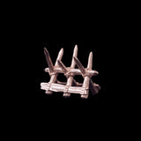 Spiked Barricade in 14K Rose Gold - detail view 01