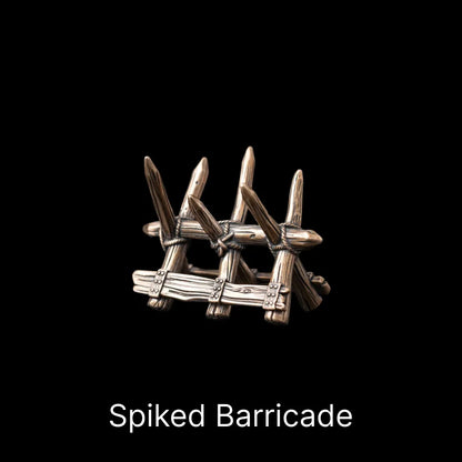 Spiked Barricade in Bronze - detail view 11