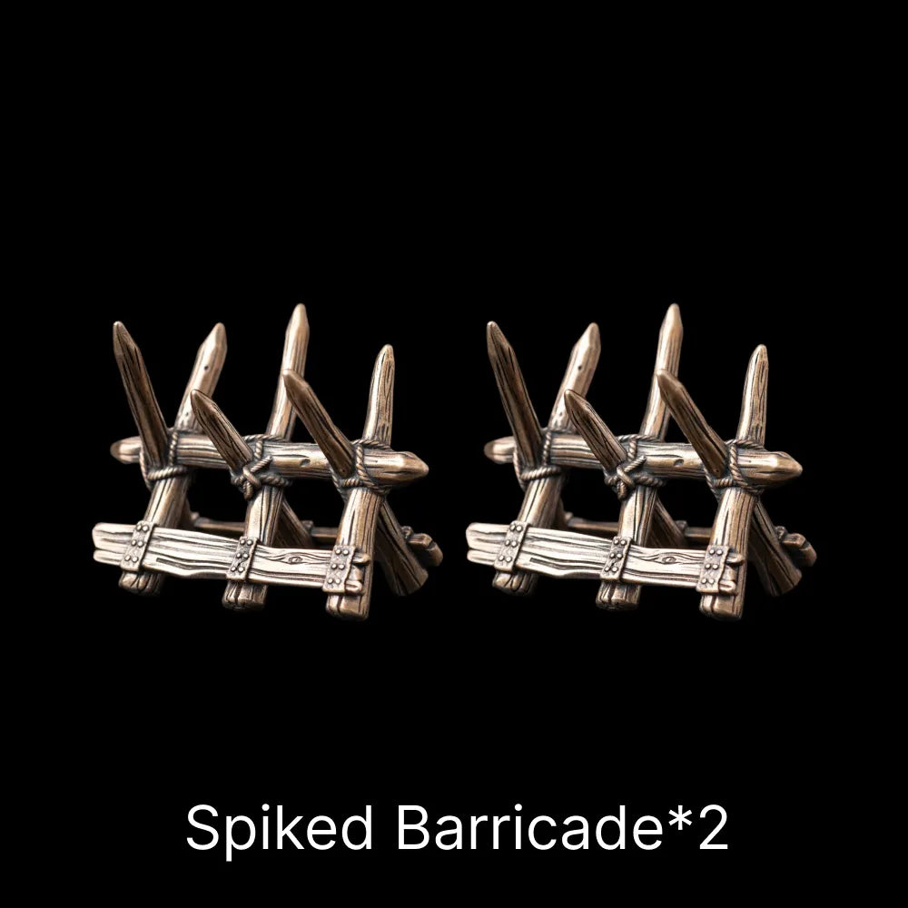 Spiked Barricade in Bronze - detail view 12