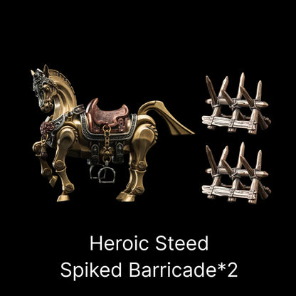 Spiked Barricade in Bronze - detail view 18