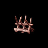 Spiked Barricade in Copper - detail view 01