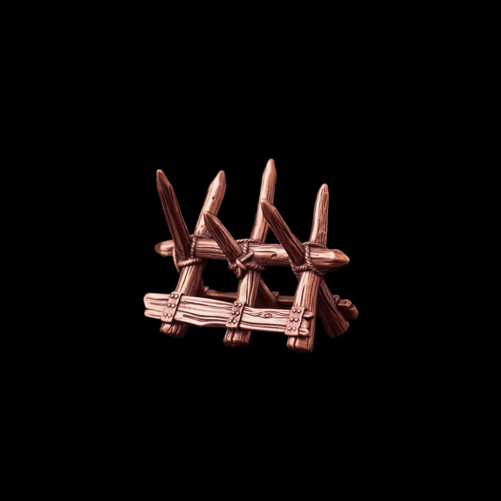 Spiked Barricade in Copper - detail view 01