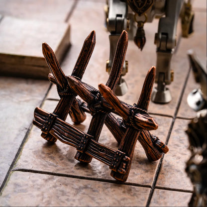 Spiked Barricade in Copper - detail view 03