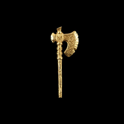 Stonefang Axe in 18K Gold - detail view 01