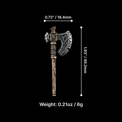 Stonefang Axe in 24K Gold - detail view 12