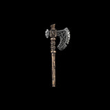 Stonefang Axe in Bronze and White Bronze - detail view 01