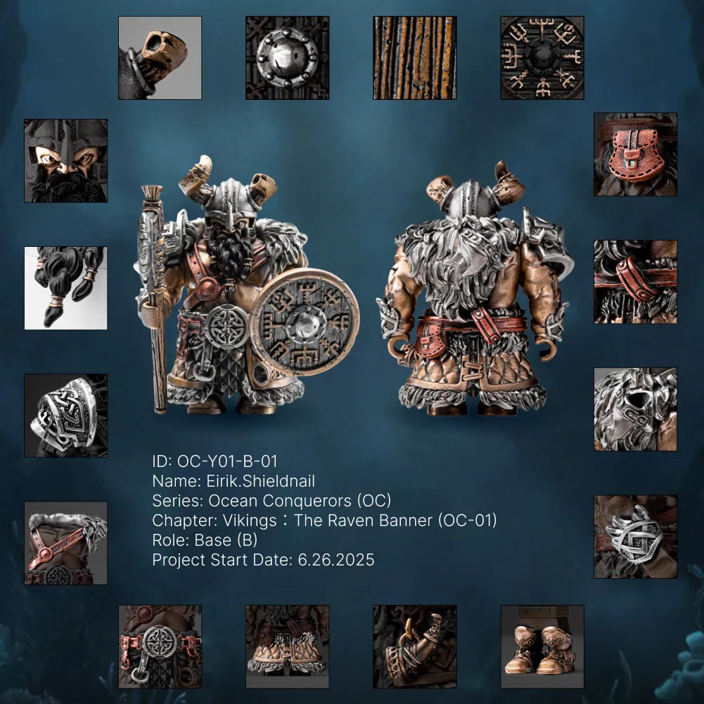 Stormward Shield in Blackened - detail view 06