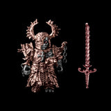 Undead Crusader in Copper & White Bronze with Fallen Crusader head and Morning Star
