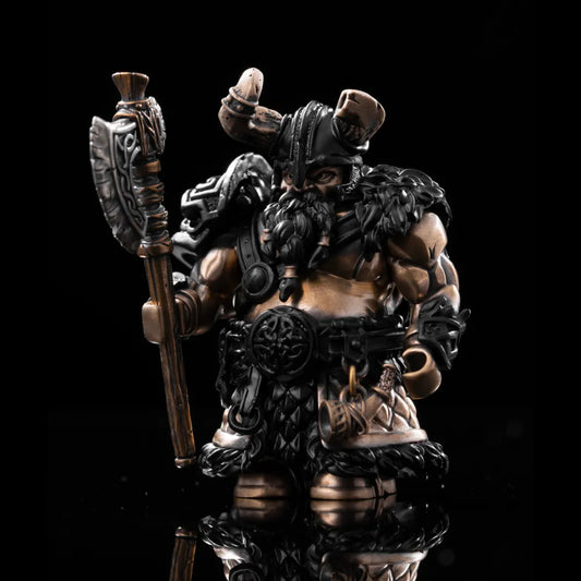 Viking Raider in Bronze and Blackened - detail view 01