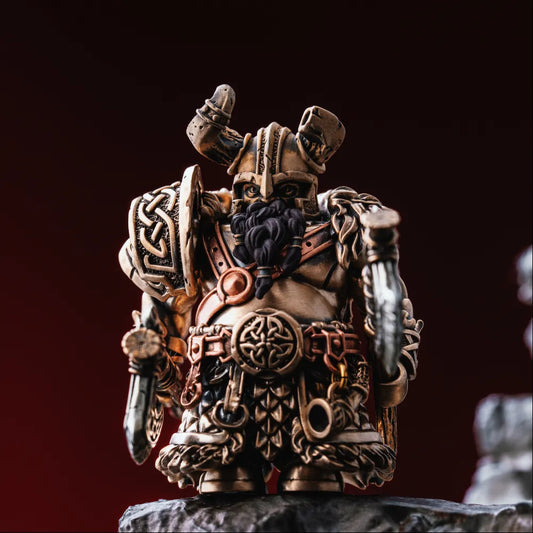 Viking Raider in Bronze, Brass and Copper - detail view 01