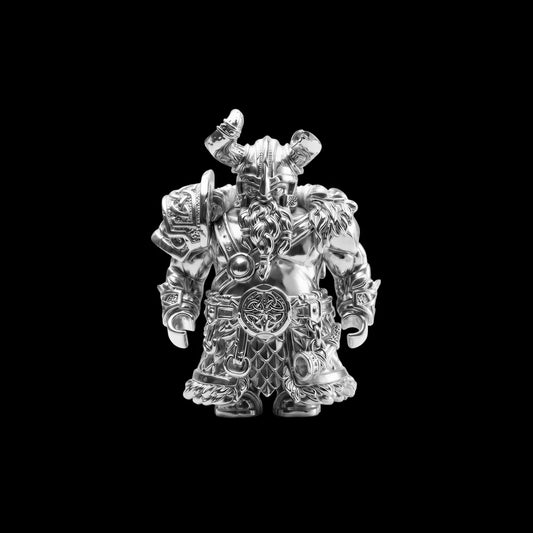 Viking Raider in Silver - detail view 01