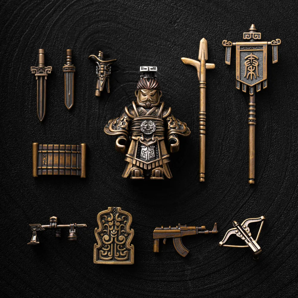 Weapon Pack Collection in Brass, Copper and White Bronze - detail view 01