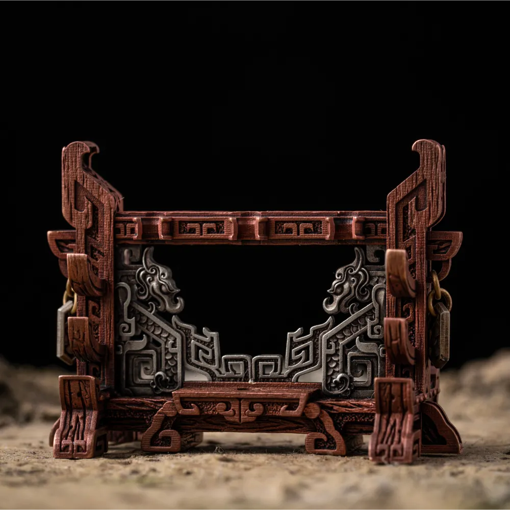 Weapon Stand on a stone surface
