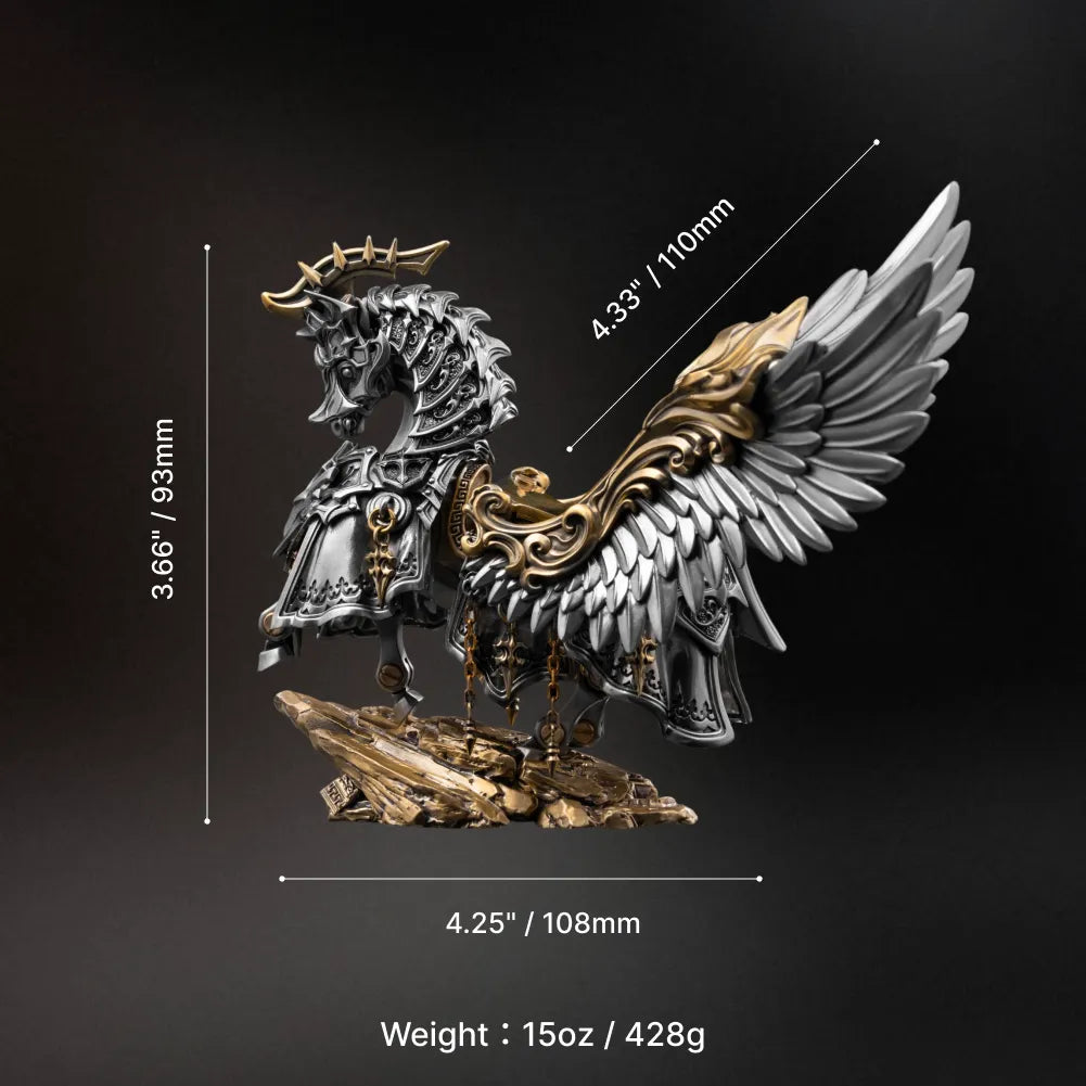 Winged warhorse measured dimensions