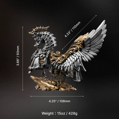 Winged warhorse measured dimensions
