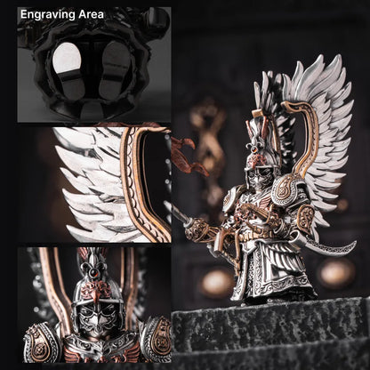 Winged Hussar engraving detail