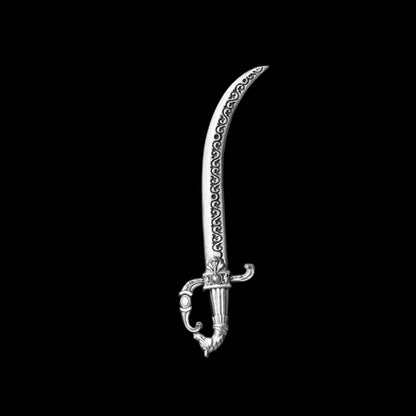 Winged Hussar Rift Curved Blade in white bronze