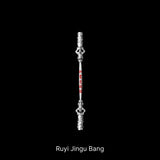 Ruyi Jingu Bang staff against a black background