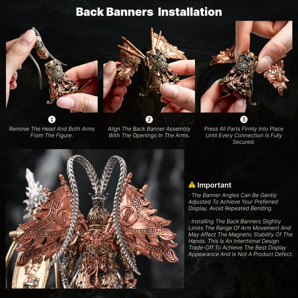 Wukong back banner installation diagram