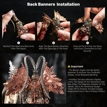 Wukong back banner installation diagram
