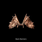 Wukong back banners against a black background