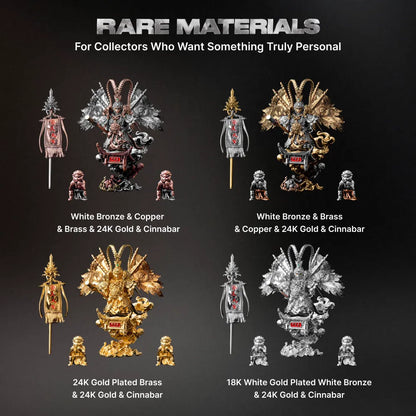 Wukong figures shown in different color combinations