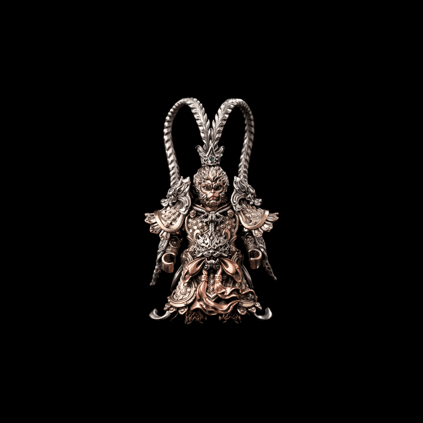 Wukong figure against a black background