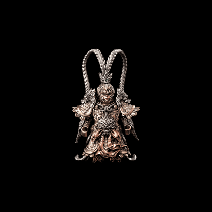 Wukong figure against a black background