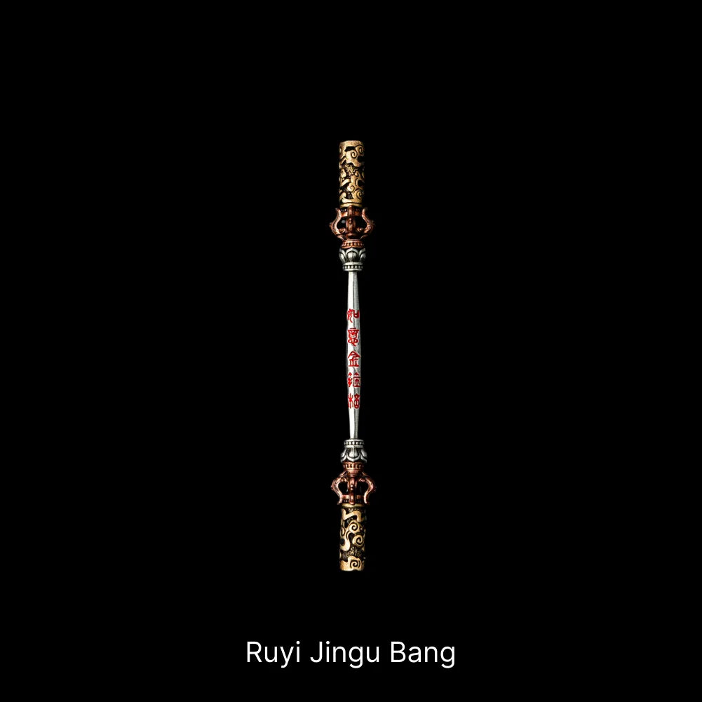 Ruyi Jingu Bang staff against a black background