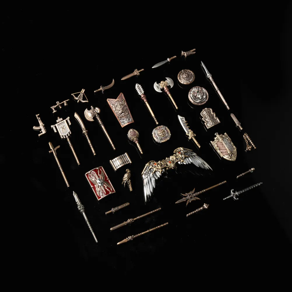 Xiezhi War Hammer in White Bronze, Brass and Copper - detail view 13