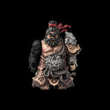 Zhang Fei in Blackened, Bronze, Copper, White Bronze and mixed metals - main view