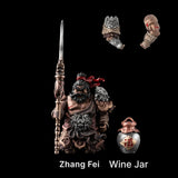 Zhang Fei in Bronze, White Bronze, Copper, Blackened and mixed metals - detail view 14