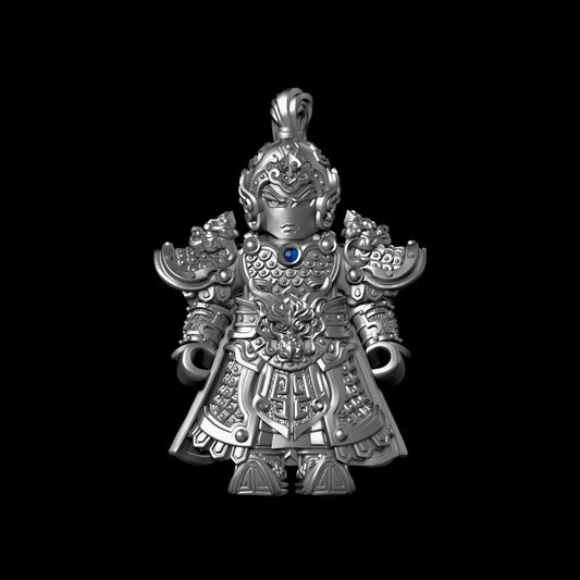 Zhao Yun in Oxidized Silver - detail view 01